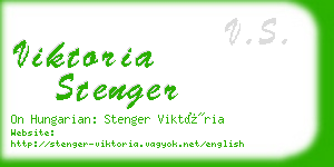 viktoria stenger business card